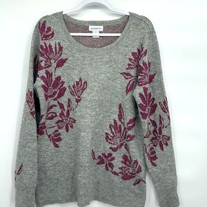 Liz Claiborne Fun Bold Floral Sweater